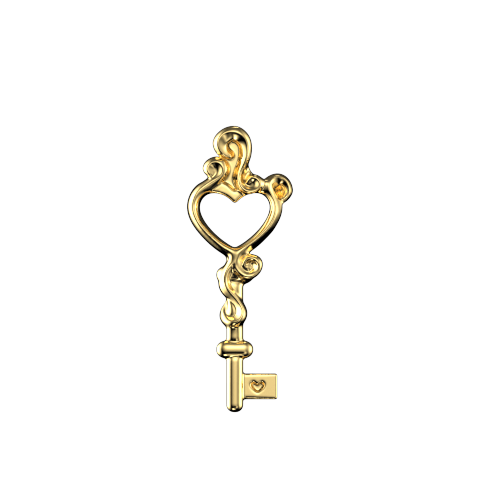Heartkey teeth jewelry