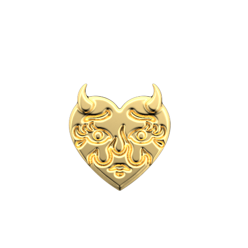 Hornheart teeth jewelry