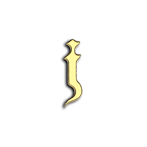 J alphabet letters teeth jewelry