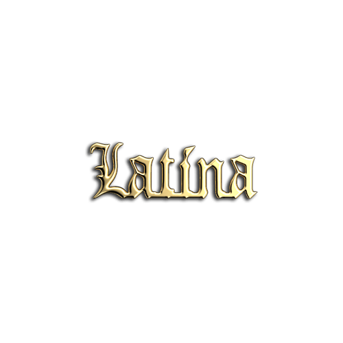 Latina full word teeth jewelry