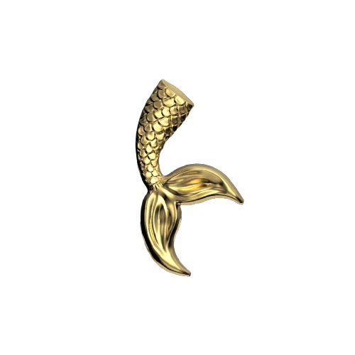Mermaid tail teeth jewelry