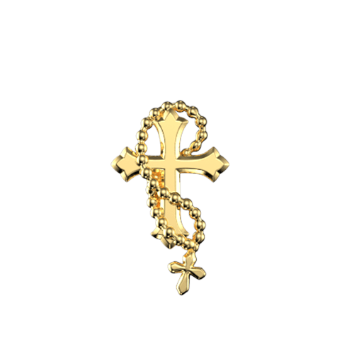 Rosary Cross teeth jewelry