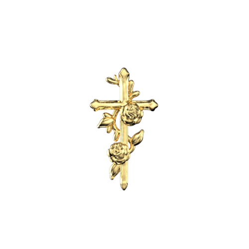 Roses & Cross teeth jewelry
