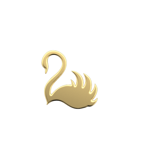 Swan teeth jewelry