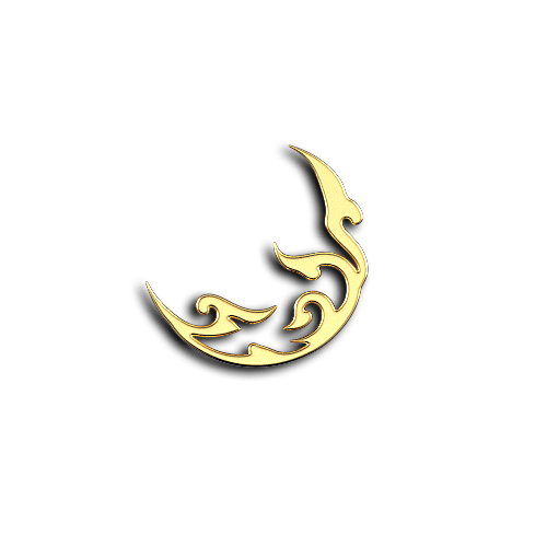 Tribal 20 Tiny Moon teeth jewelry