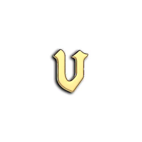 V alphabet letters teeth jewelry