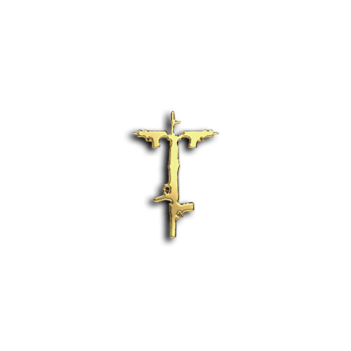 War cross teeth jewelry
