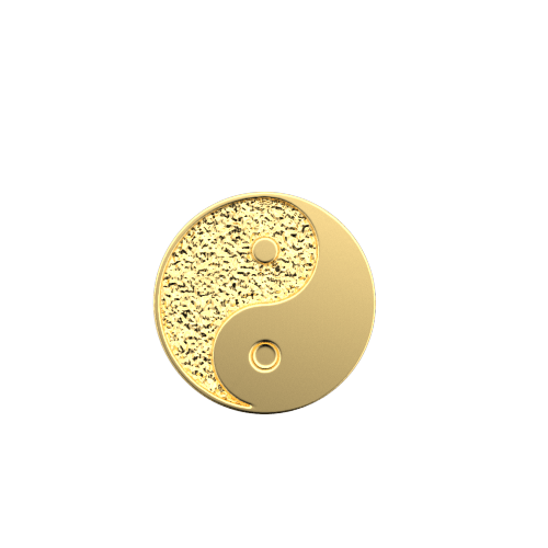 Yin Yang sign teeth jewelry