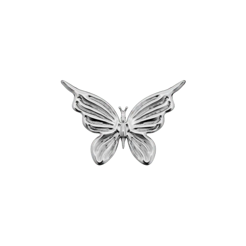 Stripe butterfly teeth jewelry