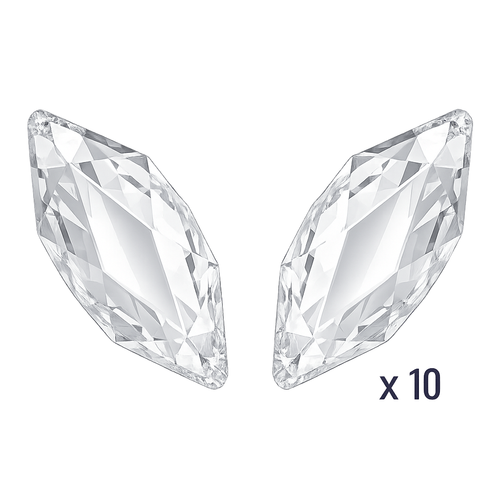 Swarovski Marquise Crystal Tooth gems