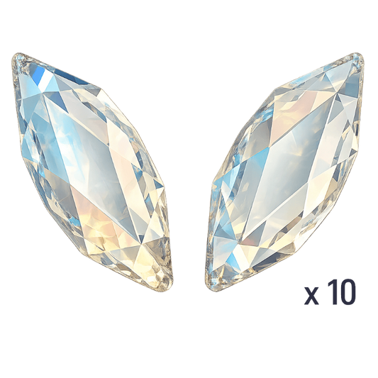 Swarovski Marquise Crystal Shimmer Tooth gems
